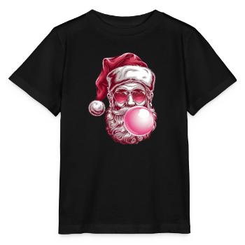 Père Noël cool avec des lunettes de soleil - T-shirt bio MINI CREATOR Stanley/Stella Enfant - noir - Devant - Mikhail (115cm)
