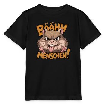 Bääh Menschen Lustiger Hamster - Stanley/Stella MINI CREATOR Kids’ T-Shirt - black - Front - Mikhail (115cm)