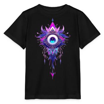 Attrape-rêves #8 - T-shirt bio MINI CREATOR Stanley/Stella Enfant - noir - Devant - Mikhail (115cm)