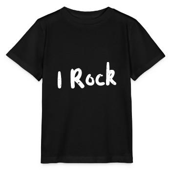 I Rock - Music - Stanley/Stella Kinder T-Shirt MINI CREATOR  - Schwarz - Vorne - Mikhail (115cm)