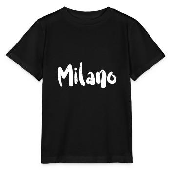 Milano - Italian - Stanley/Stella MINI CREATOR Kids’ T-Shirt - black - Front - Mikhail (115cm)