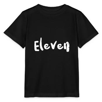 Eleven - Birthday - Stanley/Stella MINI CREATOR Kids’ T-Shirt - black - Front - Mikhail (115cm)