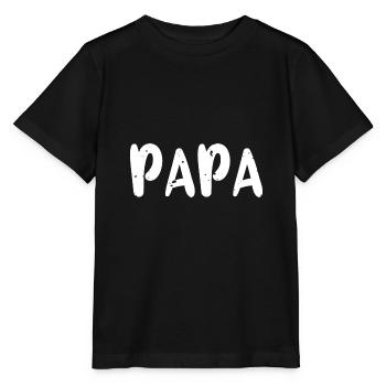 PAPA - Papa - Stanley/Stella MINI CREATOR Kids’ T-Shirt - black - Front - Mikhail (115cm)