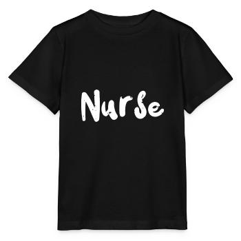 Infirmière - Infirmière - T-shirt bio MINI CREATOR Stanley/Stella Enfant - noir - Devant - Mikhail (115cm)