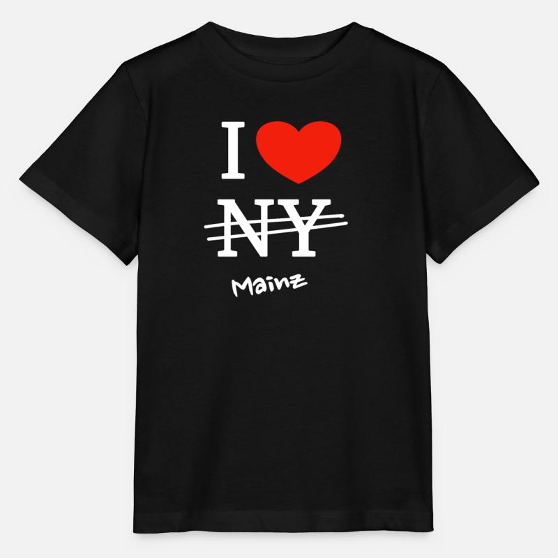 Ich liebe Mainz - I love Mainz - Stanley/Stella Kinder T-Shirt MINI CREATOR - Schwarz