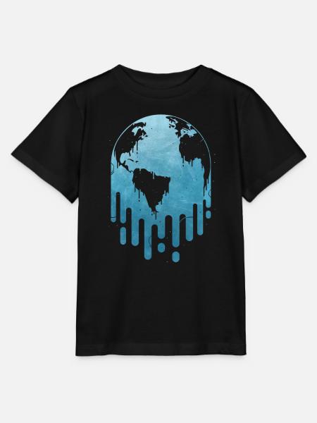 Melting - Stanley/Stella Kinder T-Shirt MINI CREATOR - Schwarz