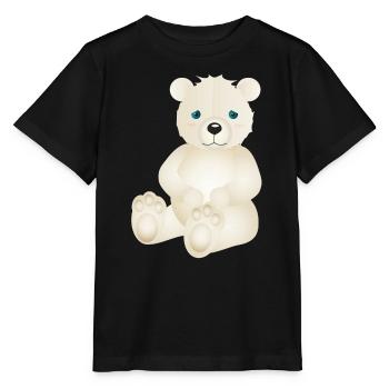 zauberhafter Eisbär als tierischer Begleiter - Stanley/Stella Kinder T-Shirt MINI CREATOR  - Schwarz - Vorne - Mikhail (115cm)