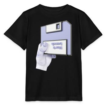 work bench 3D - Stanley/Stella MINI CREATOR Kids’ T-Shirt - black - Front - Mikhail (115cm)