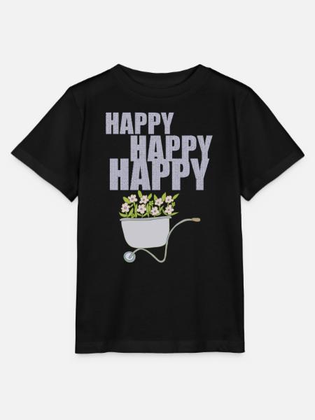 SCHUBKARREN HAPPY - Stanley/Stella Kinder T-Shirt MINI CREATOR - Schwarz