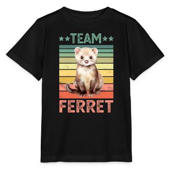 Furet - T-shirt bio MINI CREATOR Stanley/Stella Enfant - noir - Devant - Mikhail (115cm)