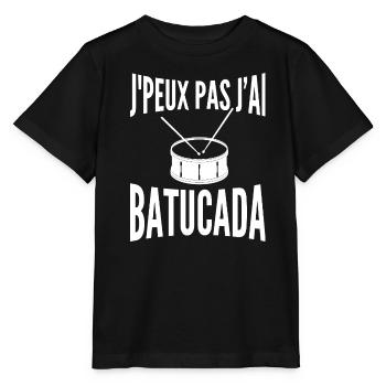 Batucada Schlagzeug | Samba - Stanley/Stella Kinder T-Shirt MINI CREATOR  - Schwarz - Vorne - Mikhail (115cm)