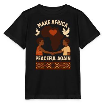 Rendre l’Afrique à nouveau pacifique - T-shirt bio MINI CREATOR Stanley/Stella Enfant - noir - Devant - Mikhail (115cm)