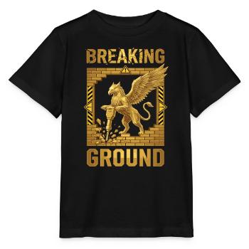 Breaking Ground Griffin - T-shirt bio MINI CREATOR Stanley/Stella Enfant - noir - Devant - Mikhail (115cm)