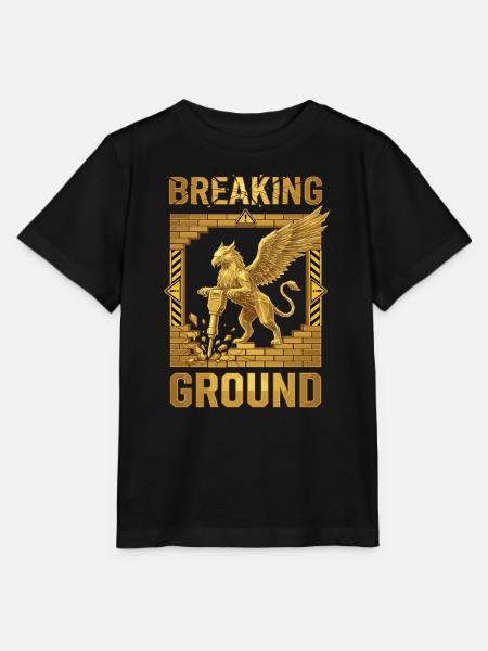 Breaking Ground Greif - Stanley/Stella Kinder T-Shirt MINI CREATOR - Schwarz