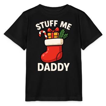 Va te faire voir, papa ! Noël de Noël, vilaine - T-shirt bio MINI CREATOR Stanley/Stella Enfant - noir - Devant - Mikhail (115cm)