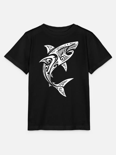 requin - T-shirt bio MINI CREATOR Stanley/Stella Enfant - noir