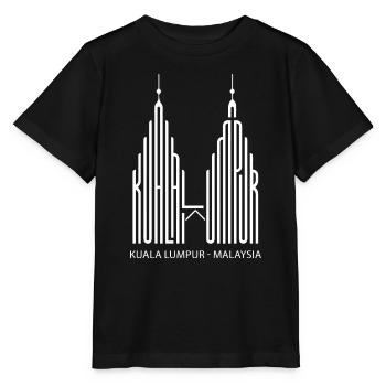 Kuala Lumpur, Malaysia Tour Touristen Malaysia - Stanley/Stella Kinder T-Shirt MINI CREATOR  - Schwarz - Vorne - Mikhail (115cm)