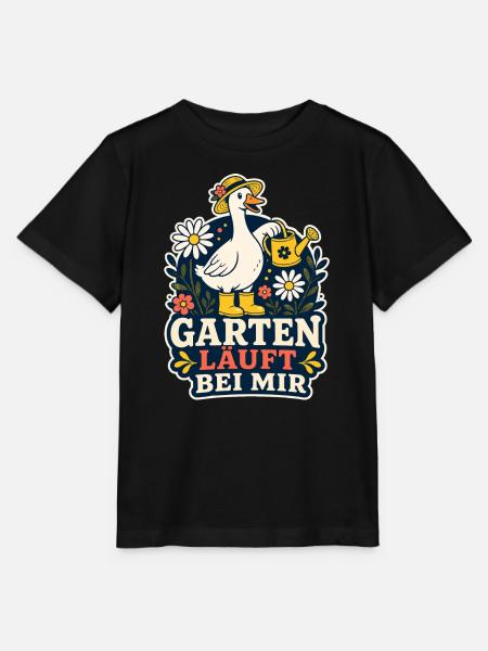 Garten läuft bei mir – Garten-Gans - Stanley/Stella Kinder T-Shirt MINI CREATOR - Schwarz