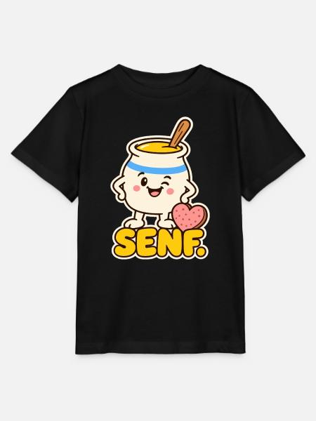 Senf Kostüm Paar - Stanley/Stella Kinder T-Shirt MINI CREATOR - Schwarz