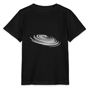 Spiral Geometry - Spiral Galaxy Circular - Stanley/Stella MINI CREATOR Kids’ T-Shirt - black - Front - Mikhail (115cm)