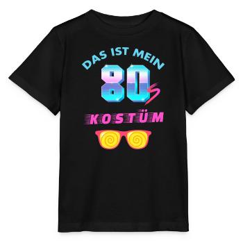 Das Ist Mein 80s Kostüm - 80er Achtziger Party - Stanley/Stella Kinder T-Shirt MINI CREATOR  - Schwarz - Vorne - Mikhail (115cm)