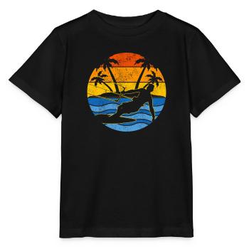 Kitesurfing Sprichwort - Stanley/Stella Kinder T-Shirt MINI CREATOR  - Schwarz - Vorne - Mikhail (115cm)