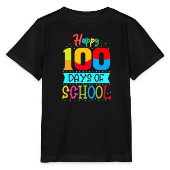 Glückliche hundert Tage Schule - Stanley/Stella Kinder T-Shirt MINI CREATOR  - Schwarz - Vorne - Mikhail (115cm)