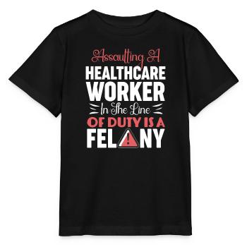 Angriff auf ein Verbrechen im Gesundheitswesen - Stanley/Stella Kinder T-Shirt MINI CREATOR  - Schwarz - Vorne - Mikhail (115cm)