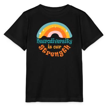Neurodiverse Marriage Autism Bipolar Acceptance - Stanley/Stella MINI CREATOR Kids’ T-Shirt - black - Front - Mikhail (115cm)