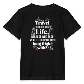 Compagnons de voyage - T-shirt bio MINI CREATOR Stanley/Stella Enfant - noir - Devant - Mikhail (115cm)