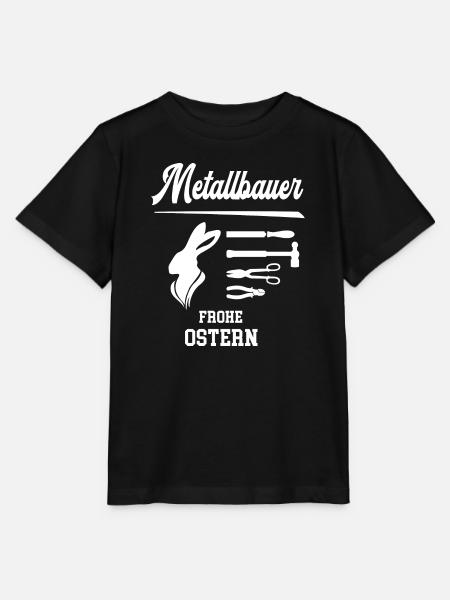 Metallbauer Frohe Ostern Ostergeschenk Metallbau - Stanley/Stella Kinder T-Shirt MINI CREATOR  - Schwarz