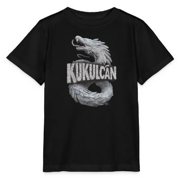 Legendäre Schlange Kukulcan Uralte Mythologie - Stanley/Stella Kinder T-Shirt MINI CREATOR  - Schwarz - Vorne - Mikhail (115cm)