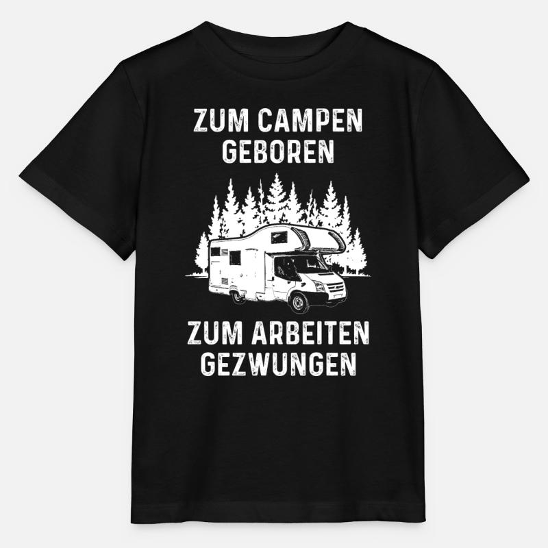 Zumcampengeboren - Stanley/Stella Kinder T-Shirt MINI CREATOR - Schwarz