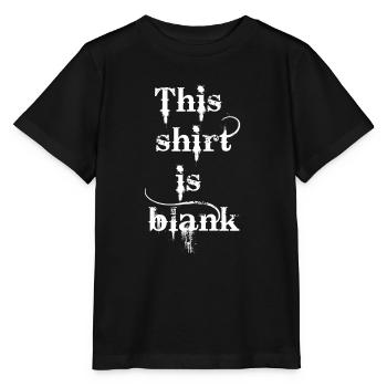 This shirt is blank - Stanley/Stella MINI CREATOR Kids’ T-Shirt - black - Front - Mikhail (115cm)