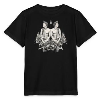 Zwillinge Sternzeichen - Stanley/Stella Kinder T-Shirt MINI CREATOR  - Schwarz - Vorne - Mikhail (115cm)