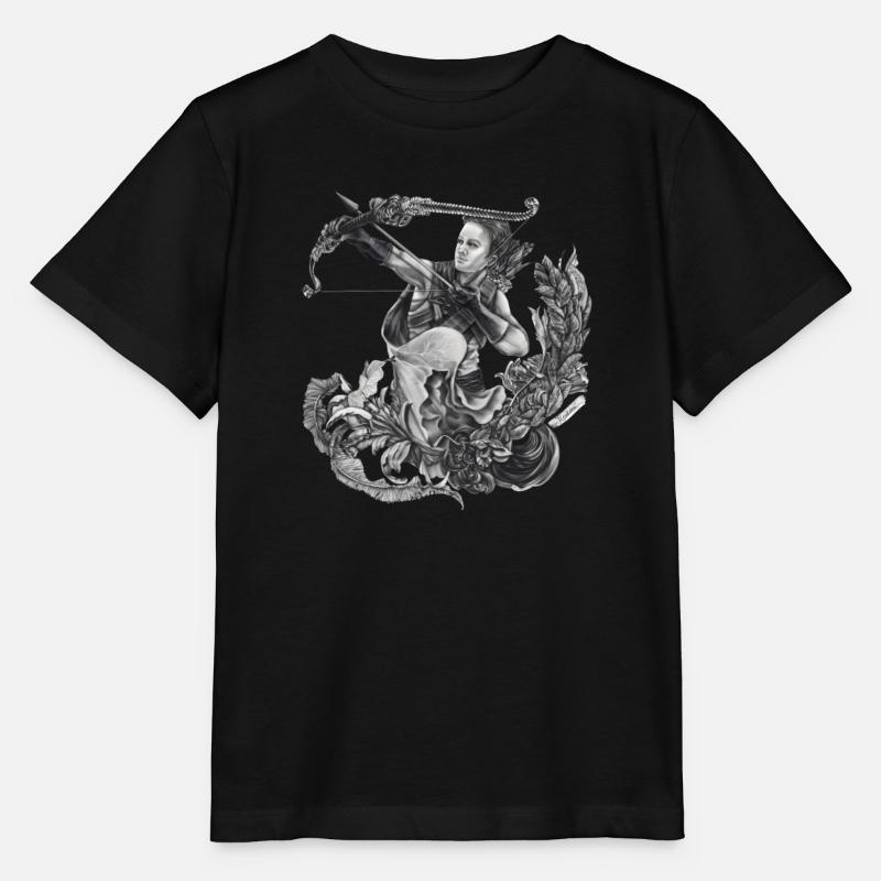 Sagittaire Zodiac - T-shirt bio MINI CREATOR Stanley/Stella Enfant - noir