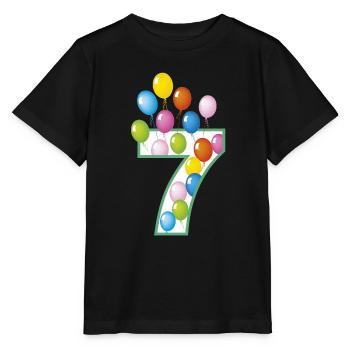 chemise 7 septième anniversaire - T-shirt bio MINI CREATOR Stanley/Stella Enfant - noir - Devant - Mikhail (115cm)