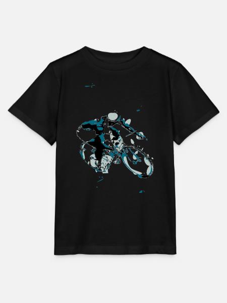 Radfahrer - Stanley/Stella Kinder T-Shirt MINI CREATOR - Schwarz