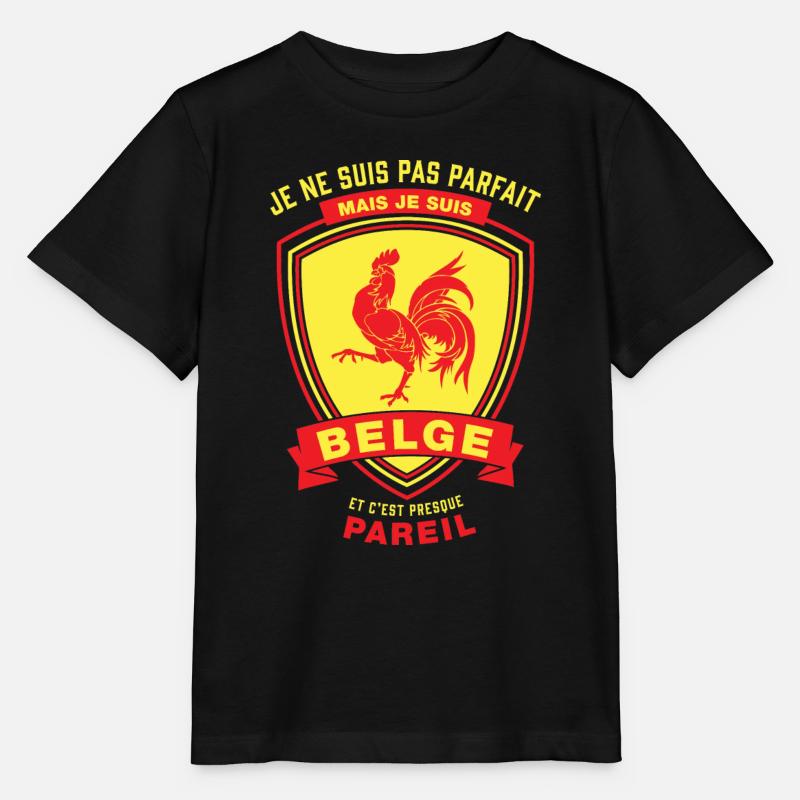 Belge Parfait - T-shirt bio MINI CREATOR Stanley/Stella Enfant - noir
