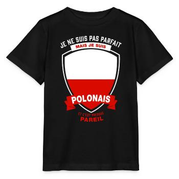 Polonais Parfait - T-shirt bio MINI CREATOR Stanley/Stella Enfant - noir - Devant - Mikhail (115cm)