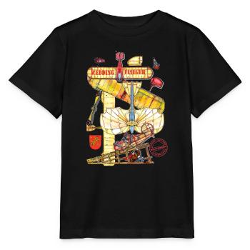 WEDDING FLIEGER - Stanley/Stella Kinder T-Shirt MINI CREATOR  - Schwarz - Vorne - Mikhail (115cm)
