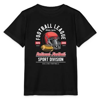 Football League - Stanley/Stella Kinder T-Shirt MINI CREATOR  - Schwarz - Vorne - Mikhail (115cm)