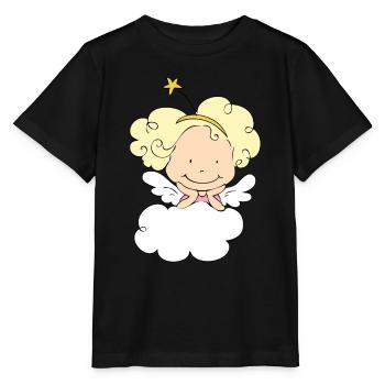 Little angel smile - T-shirt bio MINI CREATOR Stanley/Stella Enfant - noir - Devant - Mikhail (115cm)