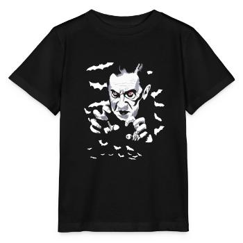 Vampire - T-shirt bio MINI CREATOR Stanley/Stella Enfant - noir - Devant - Mikhail (115cm)