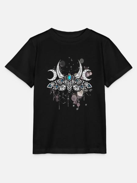 Mandala-Motte - Stanley/Stella Kinder T-Shirt MINI CREATOR - Schwarz