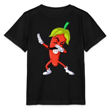 poivre barbotant - T-shirt bio MINI CREATOR Stanley/Stella Enfant - noir - Devant - Mikhail (115cm)
