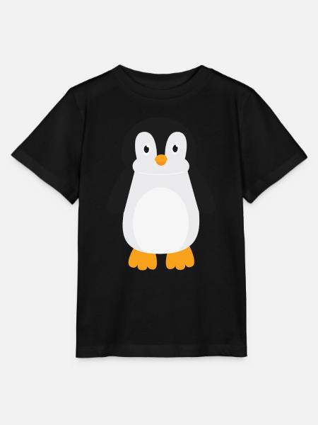 Pinguin - Stanley/Stella Kinder T-Shirt MINI CREATOR - Schwarz