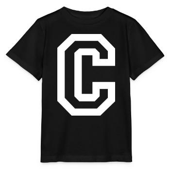Letter C - Stanley/Stella MINI CREATOR Kids’ T-Shirt - black - Front - Mikhail (115cm)