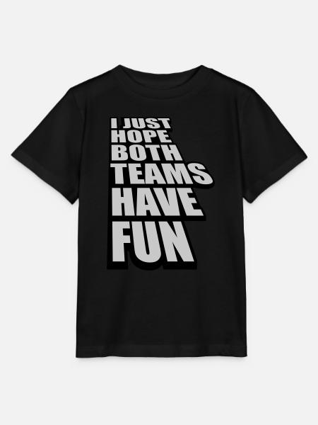 Both Teams Have Fun - Stanley/Stella Kinder T-Shirt MINI CREATOR - Schwarz