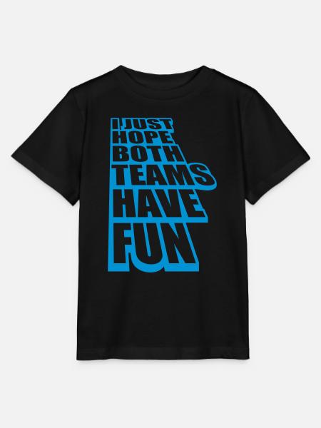 Both Teams Have Fun - Stanley/Stella Kinder T-Shirt MINI CREATOR  - Schwarz